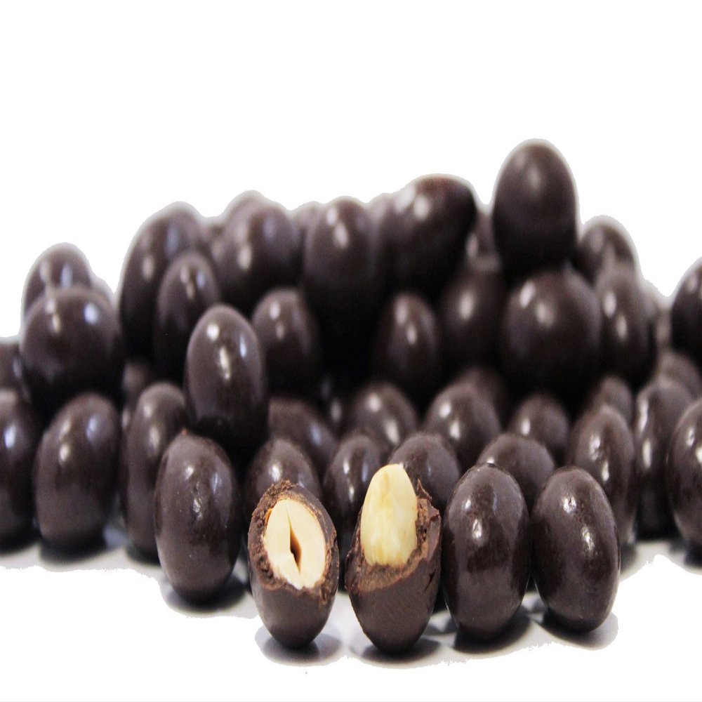 Sugar Free Dark Chocolate Covered Peanuts by Its Delish, 3 lbs Kosher Parve and Vegan Semisweet Chocolate