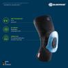 Bauerfeind Sports Knee Support NBA - Officially Licensed Basketball Knee Brace - Relief and Stabilization - Targeted Compression - Lightweight & Durable - White, Medium view 2