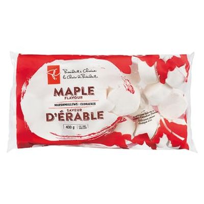 President's Choice Maple Flavour Marshmallows, 400g/14.1oz, Imported from Canada}