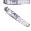 2 Rolls - Silver Snowflake"Believe" Ribbon 5/8" x 108" (9' feet each) view 3