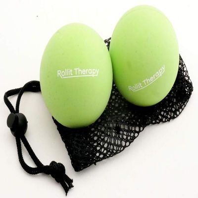 Rollit Therapy Pair of 2.75 inch (Intermedius) Soft Rubber Massage Balls