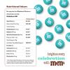 M&MS WORLD Aqua Milk Chocolate Candy, 2lbs of M&M'S in Resealable Pack for Candy Bars, Birthday Parties, Graduations, Dessert Tables & DIY Favors view 2