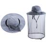 Bee Keeping Beekeeper Veil hat gnats Insect Bug Mosquito Fishing Gardening Cap with Head net Netting mesh Hood for Men Women Dark Gray view 1