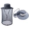 Bee Keeping Beekeeper Veil hat gnats Insect Bug Mosquito Hats Fishing Gardening Cap with Head net Netting mesh Hood Dark Grey view 1