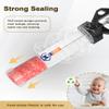 XINQIAO Beef Jerky Gun for Ground Meat, Plastic Jerky Cannon Comes with 4 Nozzles, 2 Brushes view 3