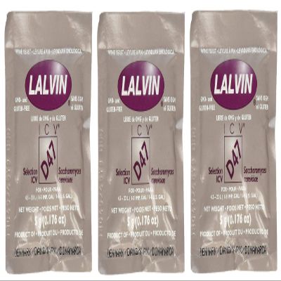 Lalvin ICV D-47 Yeast (hree Pck)
