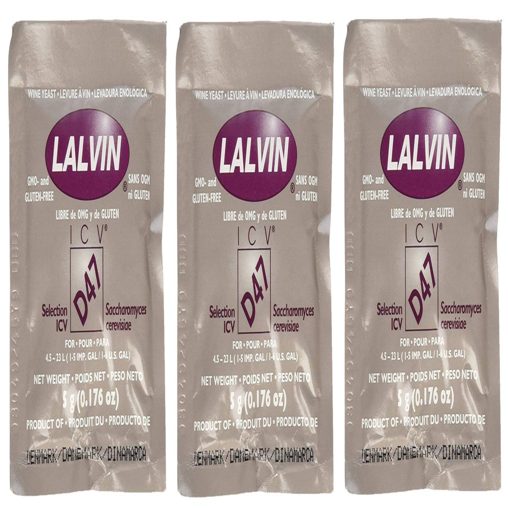 Lalvin ICV D-47 Yeast (hree Pck)