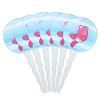 Care Bears: Unlock the Magic Cheer Bear Cupcake Picks Toppers Decoration Set of 6 view 1