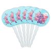 Care Bears: Unlock the Magic Share Bear Sharing Hearts Cupcake Picks Toppers Decoration Set of 6 view 1
