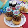 Care Bears: Unlock the Magic Share Bear Sharing Hearts Cupcake Picks Toppers Decoration Set of 6 view 4