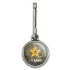 U.S. Army Logo on Camo Antiqued Charm Clothes Purse Suitcase Backpack view 1