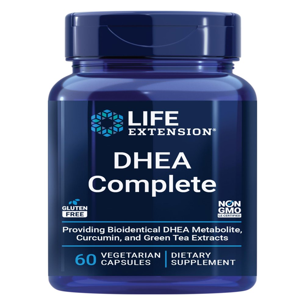 Life Extension DHEA Complete with 7-Keto DHEA, 60 Capsules