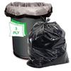 Aluf Plastics CXP SERIES 40 - 45 Gallon Trash Can Bags (100 Count) - 40" x 47" - Thick 1.5 MIL (Equivalent) Black Trash Bags for Contractors, Outdoor, Industrial, Commercial, Recycling and More view 2