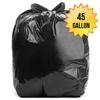Aluf Plastics CXP SERIES 40 - 45 Gallon Trash Can Bags (100 Count) - 40" x 47" - Thick 1.5 MIL (Equivalent) Black Trash Bags for Contractors, Outdoor, Industrial, Commercial, Recycling and More view 3
