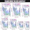 100 Pack Resealable Mylar Bags Smell Proof Pouch Aluminum Foil Packaging Plastic Ziplock Bag,Small Mylar Storage Bags For Candy,Jewelry,Screw,3x4.64inch,Holographic Rainbow Color view 2