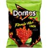 Doritos Flamin' Hot Limon Flavored Tortilla Chips, 9.75 Oz view 1
