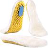 Ailaka Sheepskin Sport Wool Insoles for Women & Men, Premium Thick Fur Fleece Replacement Warm Inserts for Shoes Boots Slippers Sneakers view 1