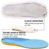 Ailaka Sheepskin Sport Wool Insoles for Women & Men, Premium Thick Fur Fleece Replacement Warm Inserts for Shoes Boots Slippers Sneakers view 2