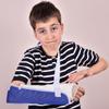 Kids Arm Sling Shoulder Immobilizer - Breathable Mesh Support for Broken or Fractured Arm, Adjustable Strap for Easy Fit, Blue (Size L) view 2