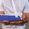 Kids Arm Sling Shoulder Immobilizer - Breathable Mesh Support for Broken or Fractured Arm, Adjustable Strap for Easy Fit, Blue (Size L) view 3