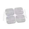 BodyMed TENS/EMS Unit 4 Electrode Pads  Four, 2 x 2 Inch Square Electrodes in Ten Packs  Reusable and Self-Adhesive for Easy Muscle Stimulation and Discomfort Relief view 4