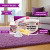 Capture Carpet Total Care Kit 400 - Home Couch and Upholstery, Car Rug, Dogs & Cats Pet Carpet Cleaner Solution - Strength Odor Eliminator, Stains Spot Remover, Non Liquid & No Harsh Chemical view 3