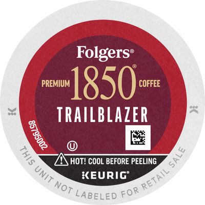 1850 Coffee Trailblazer Medium Dark Roast Coffee, 96 K Cups for Keurig Coffee Makers, Medium Roast, 96Count