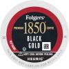 1850 by Folgers Coffee Black Gold Dark Roast Coffee, K Cups for Keurig Coffee Makers, Black Gold - Dark Roast, 96 Count view 1