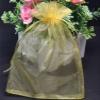 100pcs 4x6 inch Gifts Wrap Bags Gold, Organza Sheer Fabric Bulk, Drawstring Reusable Recycled Pouch for Baby Shower Favor, Craft Business, Beach, Standard Size Elegant Business Card, Cute Little Toy view 4