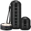 Zannaki Upgrade Large Metal Travel Pill Organizer, Waterproof Weekly Pill Box, Portable Aluminum Alloy Pill Case Container, BPA Free 7 Day Daily Medicine Organizer Holder for Vitamin,Pills,Supplement view 1