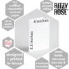 Ritzy Rose Watercolor Greeting Cards Colorful High Quality Notecards | Box Set of 24 Cards + Envelopes Made in USA (Gemstones Multicolor) view 3
