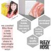 Ritzy Rose Watercolor Greeting Cards Colorful High Quality Notecards | Box Set of 24 Cards + Envelopes Made in USA (Gemstones Multicolor) view 4