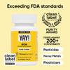 NovaFerrum Yay | Chewable Iron Supplement for Kids & Adults Ages 4 and Over | 18mg of Iron | 90 Servings | Sugar Free | Vegan | Gluten Free | Orange Flavor view 2
