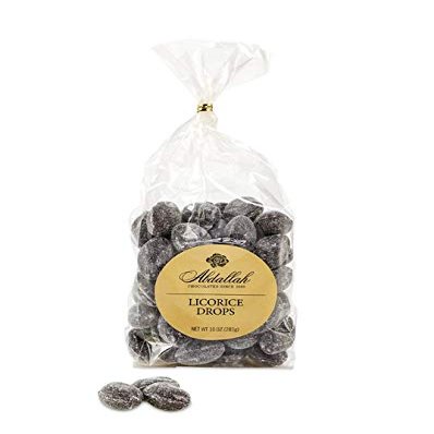 Abdallah Chocolates-Old Fashion Licorice Drops, Twin Pack (Two 10 ounce bags)