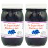 Amish Jam - No Sugar Added - 16 Oz Jar (Blueberry) Made by Arndts Fudgery view 1