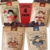 Righteous Felon Beef Jerky Variety Pack | Gluten Free Snack Packs for Adults | High Protein, Keto, Low Sugar | Made with Premium Meats | Valentines Day Gifts for Men | Savory Jerky 4 Pack view 1
