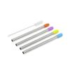 5 Pc Jumbo Stainless Steel Straws W/Cleaning Brush view 1