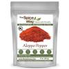The Spice Way - Premium Aleppo Pepper |8 oz.| Crushed Aleppo Pepper Flakes (Halaby Pepper/Pul Biber/Marash Pepper/Aleppo Chili Flakes) Popular in Turkish and Middle Eastern/Mediterranean cooking view 1