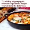 The Spice Way - Premium Aleppo Pepper |8 oz.| Crushed Aleppo Pepper Flakes (Halaby Pepper/Pul Biber/Marash Pepper/Aleppo Chili Flakes) Popular in Turkish and Middle Eastern/Mediterranean cooking view 3