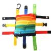 SENSORY4U Buckle Pillow Sensory Fine Motor Development Toy Activity Plushie - OT Therapy Tool Threading Counting Latches Zipper Skills view 2