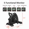 Physical Therapy Arm Exercisers Bike Resistance Trainers, Home Use Feet Trainer Mini Exercise Bike (Black) view 3