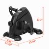 Physical Therapy Arm Exercisers Bike Resistance Trainers, Home Use Feet Trainer Mini Exercise Bike (Black) view 4