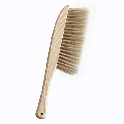 13.4" inch Hand Broom, Soft Natural Small Dusting Brush,Counter Sofa Car Duster With Wooden Handle (Style-4)