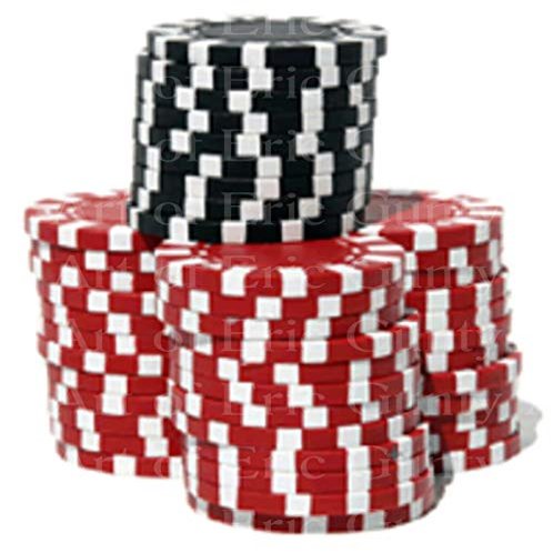 1/2 Sheet - Casino Poker Chips Las Vegas Birthday - D24033 - Edible Cake/Cupcake Party Topper - D24033