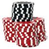 1/2 Sheet - Casino Poker Chips Las Vegas Birthday - D24033 - Edible Cake/Cupcake Party Topper - D24033 view 1