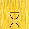 1/2 Sheet - Basketball Court Birthday - D24065 - Edible Cake/Cupcake Party Topper - D24065 view 1