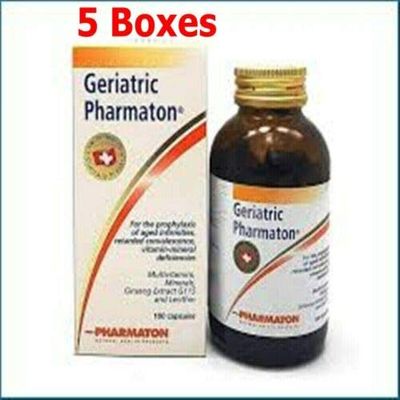 500 CAPS Geriatric PHARMATON Multi Vitamins Mineral Ginseng G115 Prophylaxis Age