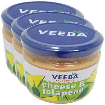 BB Combo - Veeba Dip - Cheese and Jalapeno, 300g (Buy 2 Get 1, 3 Pieces) Promo Pack