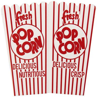 44e Open Top Popcorn Boxes ( Pack of 25ct)