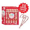 YumEarth Organic Candy Canes - Individually Wrapped Full Size Peppermint Candy Canes - Allergy Friendly, Non GMO, Gluten Free, Vegan, Dye Free Christmas Candy - 10 Count (Pack of 1) view 3